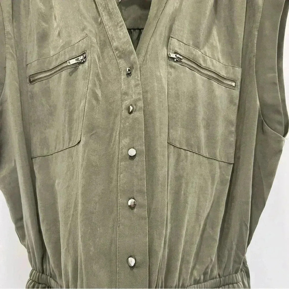 Bar III Jumpsuit Green Olive Utility Sz XXL - Picture 4 of 12